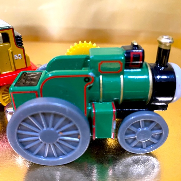 THOMAS AND FRIENDS DIE CAST VTG 2008 STEPNEY #55 & SIR HANDEL #3 & 2002 TREVOR - Picture 13 of 16